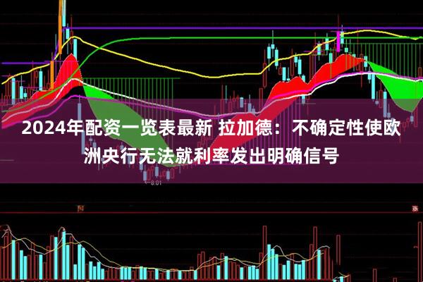 2024年配资一览表最新 拉加德：不确定性使欧洲央行无法就利率发出明确信号